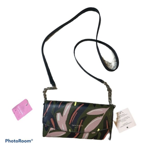 kate spade Handbags - Kate Spade Leather Wallet On A Chain Eva Feather